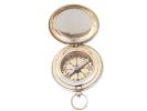 Solid Brass Captain's Push Button Compass 3""