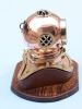 Copper Decorative Divers Helmet Clock 12""