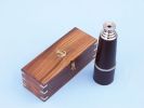 Deluxe Class Admiral's Brass - Leather Spyglass Telescope 27"" w/ Rosewood Box