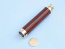 Deluxe Class Solid Brass - Wood Admiral's Spyglass Telescope 25"" w/ Rosewood Box