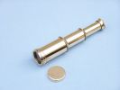 Deluxe Class Scout's Brass Spyglass Telescope 7"" w/ Rosewood Box