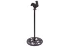 Cast Iron Rooster Extra Toilet Paper Stand 15"