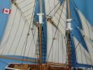 Wooden Bluenose Model Sailboat Decoration 17""