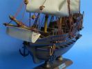 Wooden Elizabethan Galleon Tall Model Ship 14""