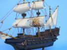 Wooden Elizabethan Galleon Tall Model Ship 14""