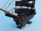 Wooden Ed Low's Rose Pink Model Pirate Ship 14""