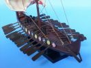 Wooden Viking Drakkar Model Boat 14""