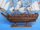 Wooden HMS Bounty Tall Model Ship 15"