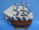 Wooden Charles Darwin's HMS Beagle Model Ship 14""