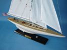 Wooden Intrepid Limited Model Sailboat Decoration 27""