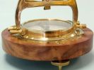 Solid Brass Alidade Compass 14""