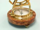 Solid Brass Alidade Compass 14""