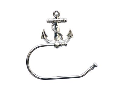 Chrome Anchor Hand Towel Holder 10""