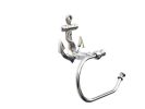 Chrome Anchor Hand Towel Holder 10""