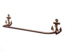 Antique Brass Anchor Bath Towel Holder 28""