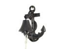 Cast Iron Wall Mounted Anchor Bell 8""