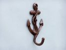 Antique Copper Anchor With Rope Hook 5""