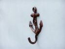Antique Copper Anchor With Rope Hook 5""