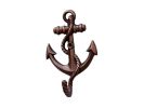 Antique Copper Anchor With Rope Hook 5""