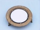 Antique Brass Decorative Ship Porthole Mirror 12""