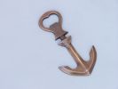 Antique Brass Ship Anchor Bottle Opener 5""