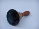 Antique Brass Hand Bell 7"