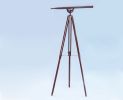 Floor Standing Antique Copper Anchormaster Telescope 65""