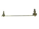 Rustic Gold Cast Iron Mermaid Bath Towel Holder 26""