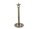 Antique Gold Cast Iron Starfish Extra Toilet Paper Stand 15""