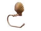 Antique Brass Seashell Hand Towel Holder 10""