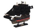 Wooden Captain Kidds Black Falcon Black Sails Limited Model Pirate Ship 12""