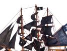 Wooden Captain Kidd's Black Falcon Black Sails Limited Model Pirate Ship 15""