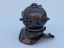 Black Iron Decorative Divers Helmet 8""