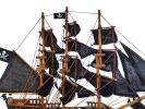 Wooden Black Pearl Black Sails Limited Model Pirate Ship 15""