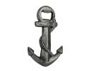 Rustic Silver Cast Iron Anchor Bottle Opener 5""