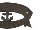 Cast Iron Crews Quarters Sign 8""
