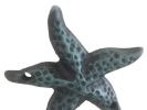 Seaworn Blue Cast Iron Starfish Hook 4"