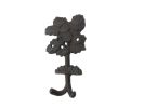 Cast Iron Oak Tree Decorative Metal Wall Hooks 6.5""