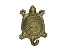Rustic Gold Cast Iron Turtle Hook 6"
