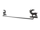 Cast Iron Moose Large Bathroom Towel Holder 30""