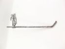 Rustic Silver Cast Iron Palm Tree Wall Mounted Paper Towel Holder 17""
