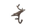 Rustic Copper Cast Iron Decorative Bird Hook 6""