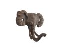 Rustic Copper Cast Iron Elephant Hook 5""