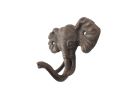 Rustic Copper Cast Iron Elephant Hook 5""
