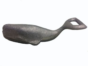 Cast Iron Whale Bottle Opener 7""