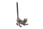 Cast Iron Cat Paper Towel Holder 10""