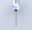 Chrome Hanging Ship's Bell 11""