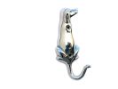 Chrome Decorative Dog Hook 6""