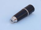 Deluxe Class Admiral's Chrome - Leather Spyglass Telescope 27"" with Black Rosewood Box
