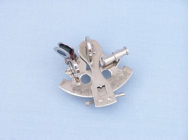 Chrome Decorative Sextant Paperweight 3""